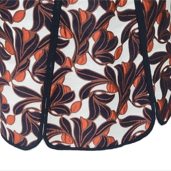 Ann Taylor Vine Lace Jacquard Flare Party Chico's Dress Size 0P Petite - Picture 14 of 15